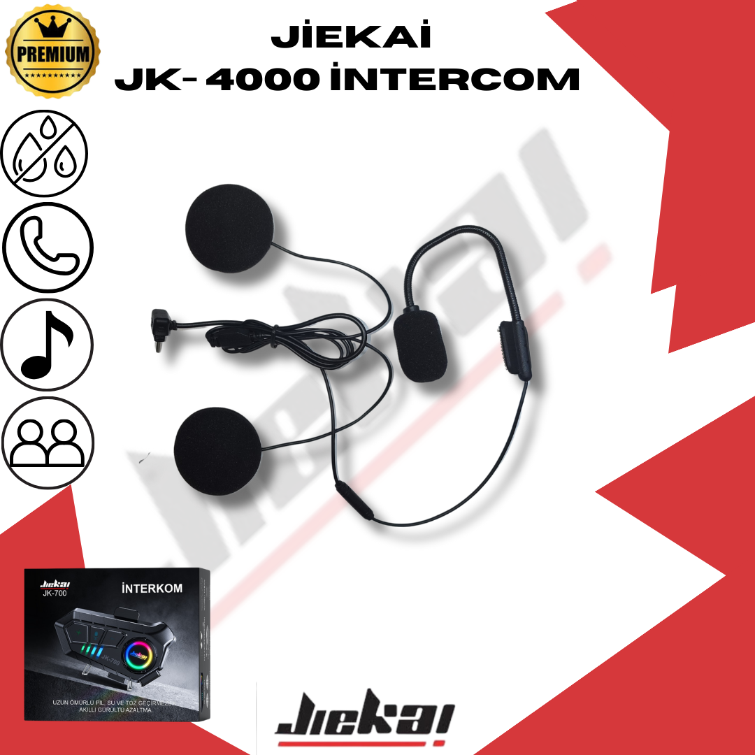 JK-4000  İnterkom YEDEKPAÇA  Kulaklık SET