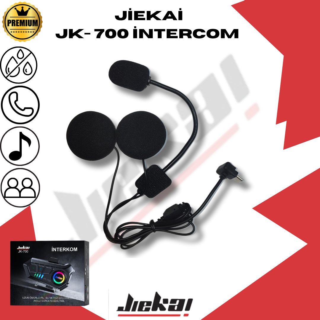 JK-700  İnterkom YEDEKPAÇA Kulaklık SETİ