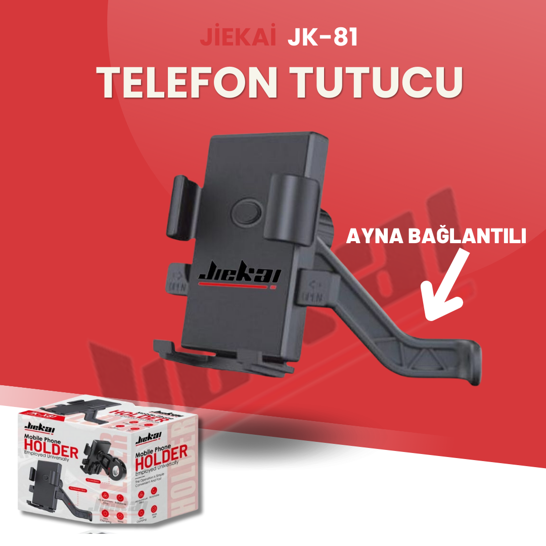 JİEKAİ JK-X81 AYNA UYUMLU TELEFON TUTUCU