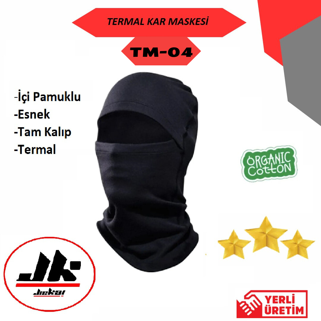 TM-04 TERMAL MASKE  TAM KALIP ( PAKET İÇERİĞİ 5 ADET )