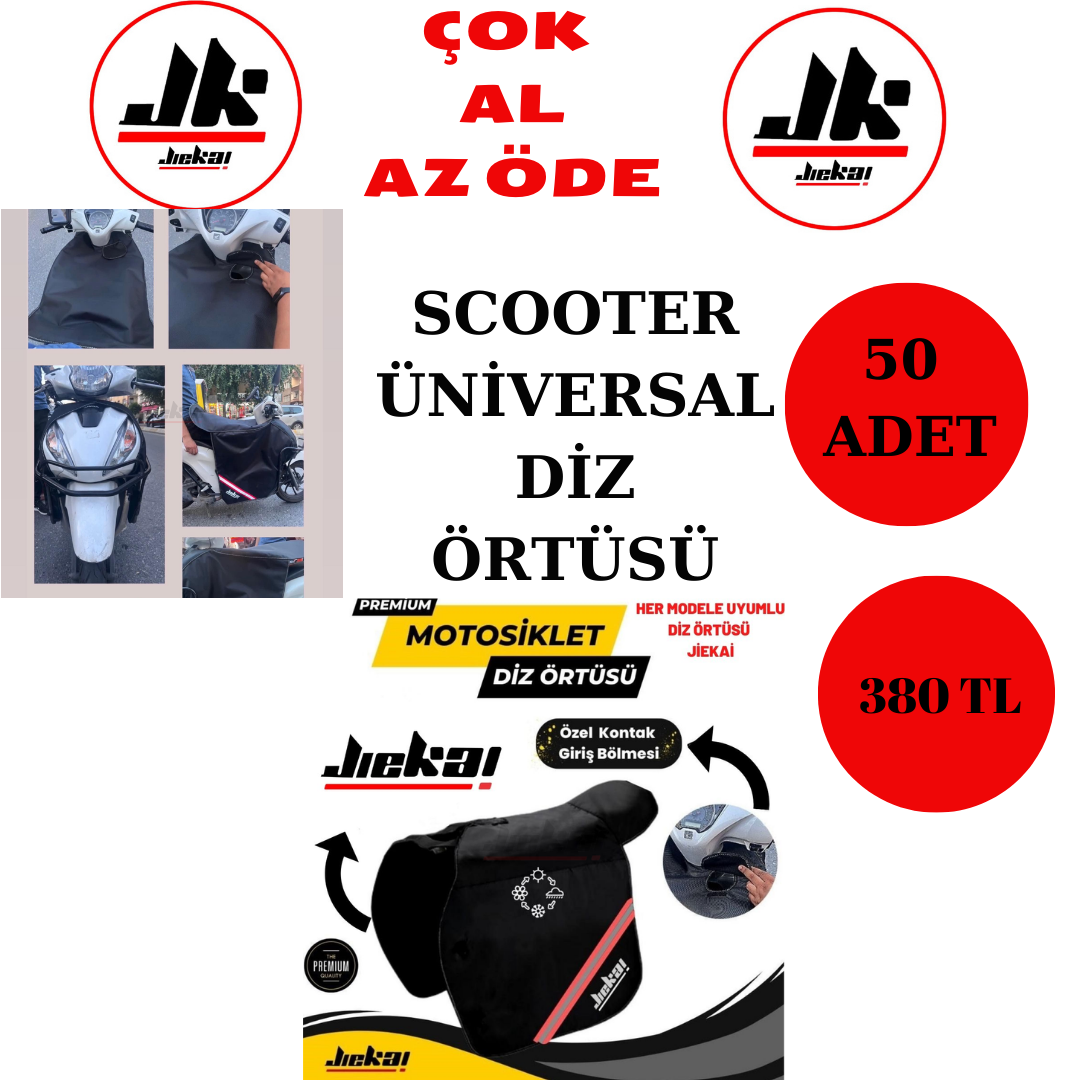 SCOOTER DİZ ÖRTÜSÜ ÜNİVERSAL  50 ( ADET )